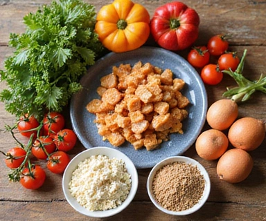 Zdrowy plan posiłków z różnorodnymi składnikami